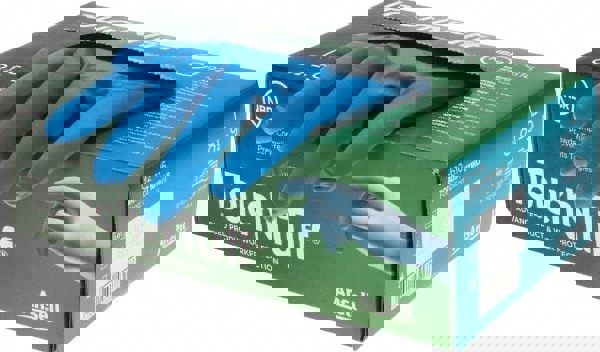 Series TouchNTuff Disposable Gloves: Size Large, 3.1 mil, Uncoated-Coated Nitrile, Industrial Grade, Unpowdered